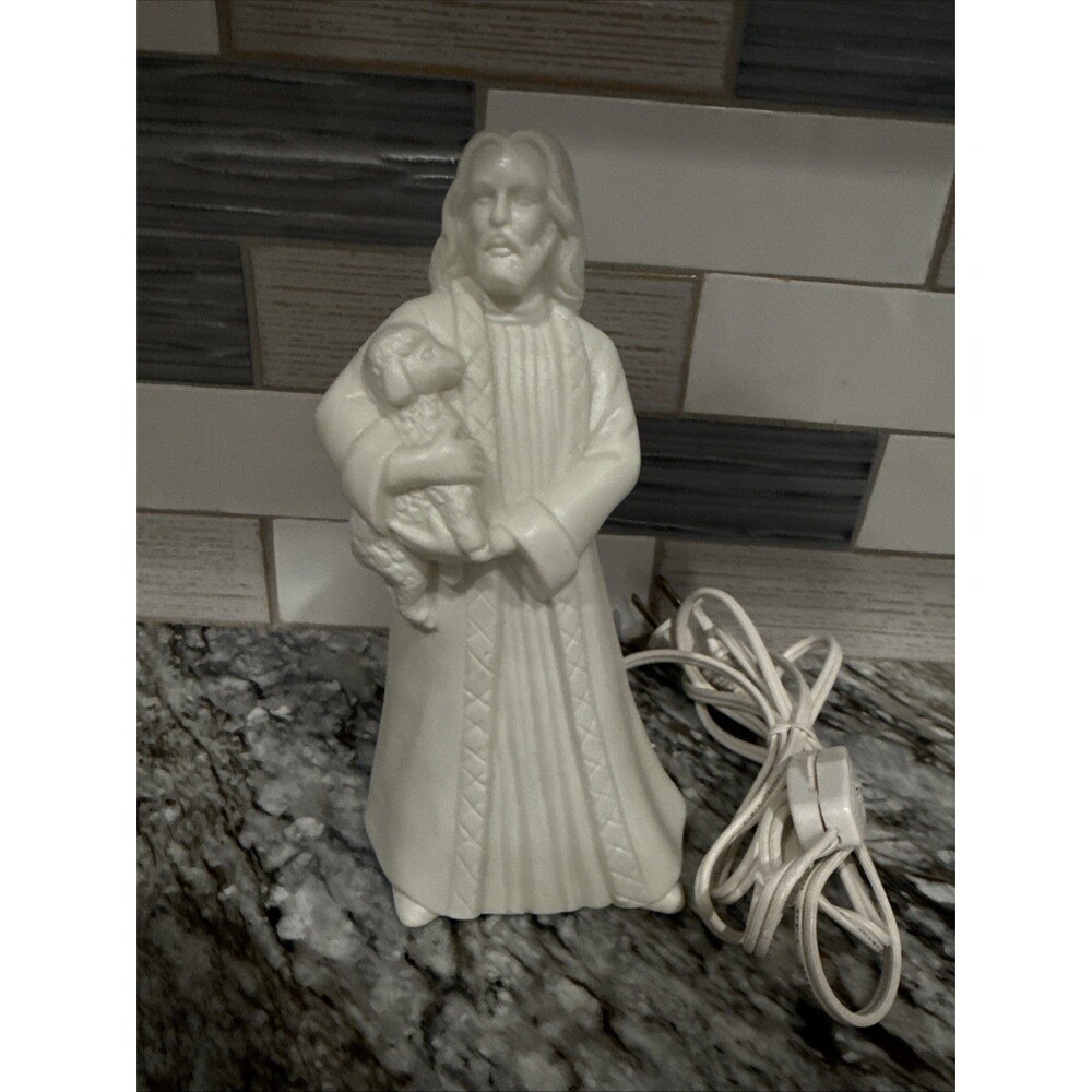 Vintage Jesus The Shepherd Night Light Artmark